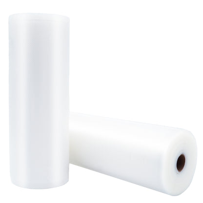 Durable and reusable 11-inch by 50-foot vacuum seal rolls for long-term food freshness