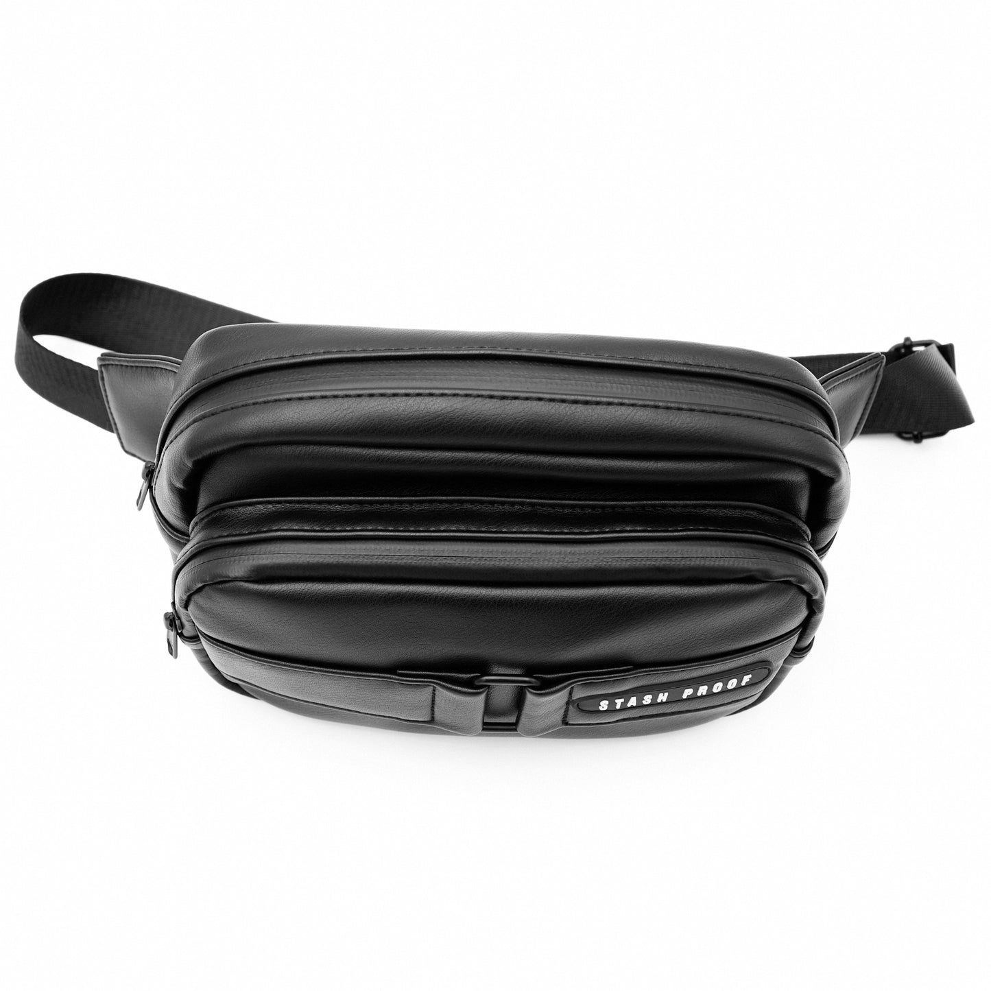 Loop Leather Bum Bag in Black 5