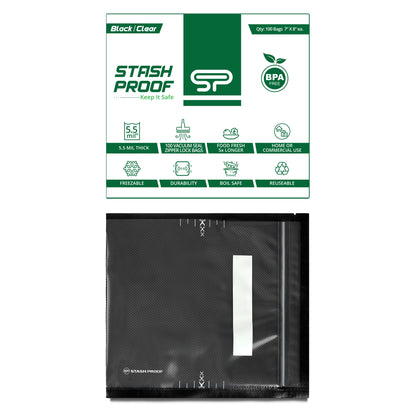 7x8 Inches Vacuum Seal Bag sitting under green and white product box