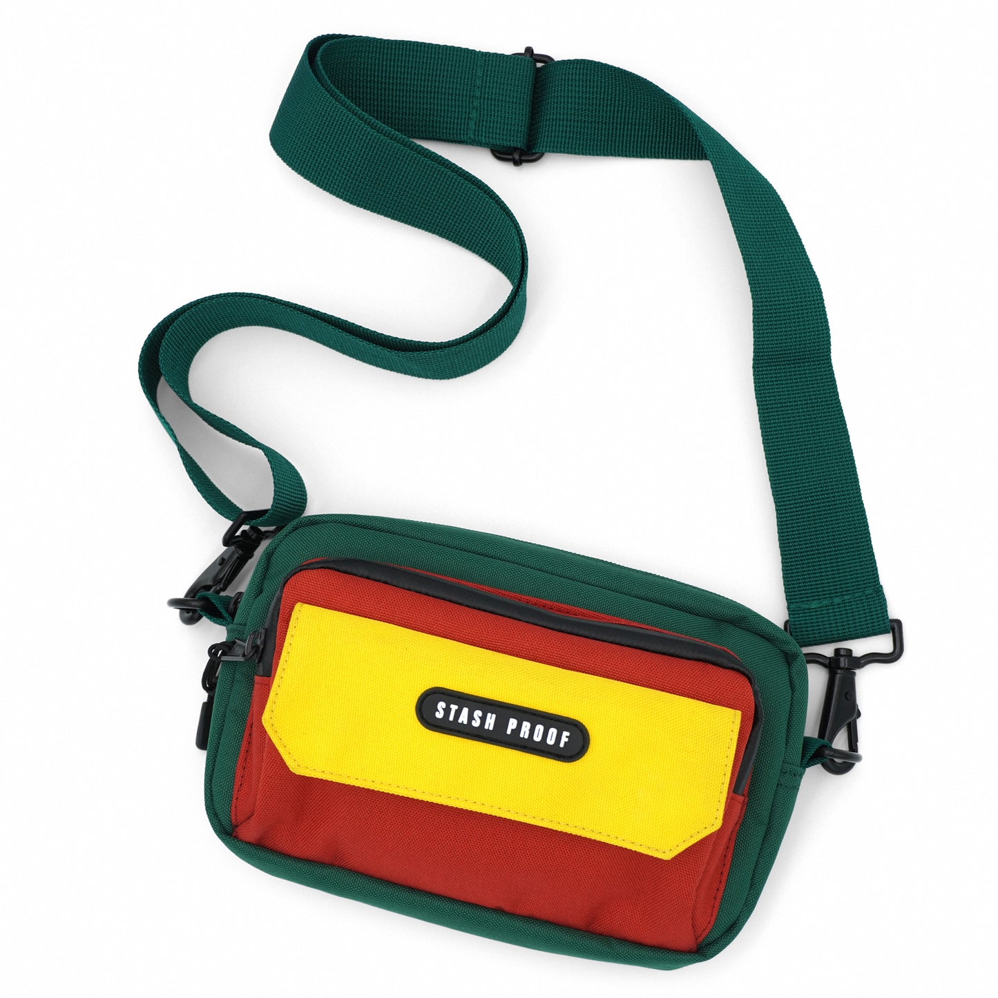  Crossbody Bag yellow red and green